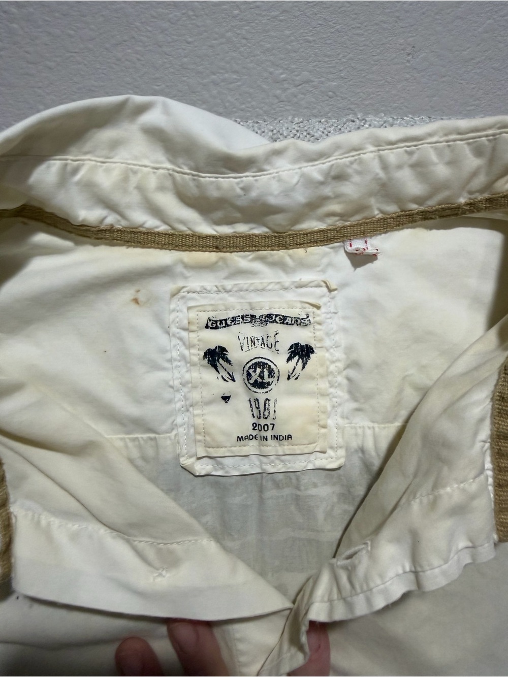 Guess Jeans Vintage 1981 Distressed Men’s Shirt